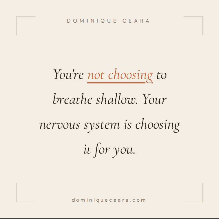 What your shallow breathing has been protecting you from feeling